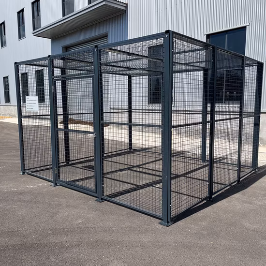 Abri à vélos extérieur verrouillable en métal pour 2 vélos
