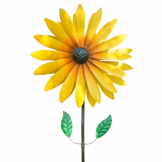 Moulin à vent superbe ornement de tournesol, accessoires de décoration pour la maison et le Patio Bl21969