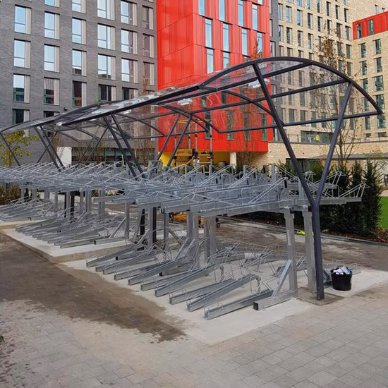 Boîtes de stockage en métal de parc de vélos de multicapacité d'économie d'espace de haute qualité